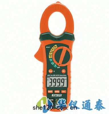 美國EXTECH MA435T 400A真(zhēn)有(yǒu)效值交流/直(zhí)流(liú)鉗型表