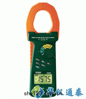 美(měi)國EXTECH 380926 2000A真有(yǒu)效(xiào)值(zhí)交流/直(zhí)流鉗型(xíng)表