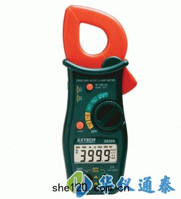 美國EXTECH 38389 600A真(zhēn)有效(xiào)值(zhí)交流/直(zhí)流鉗型表(biǎo)