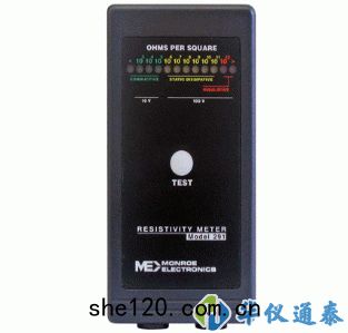 美國(guó)MONROE 291表麵電(diàn)阻率(shuài)測(cè)試儀
