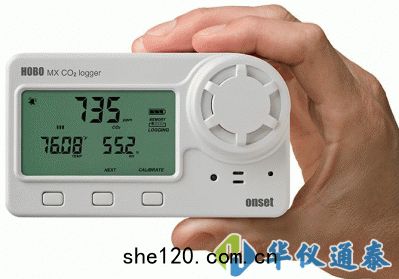美(měi)國Onset HOBO MX1102A高精(jīng)度溫濕(shī)度(dù)二氧(yǎng)化碳(tàn)檢測記錄器