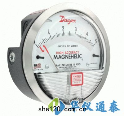 美(měi)國Dwyer MAGNEHELIC 2000係列差壓表(biǎo)