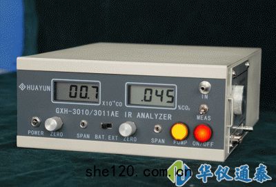 北京華雲GXH-3010/3011AE型便(biàn)攜式(shì)紅外綫CO/CO2二合一分(fēn)析儀