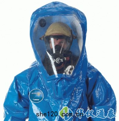 法(fǎ)國(guó)雷(léi)克蘭(lán) INT640W Interceptor攔截者寬式麵(miàn)屏(píng)前入(rù)式(shì)全封閉氣密型(xíng)防化服