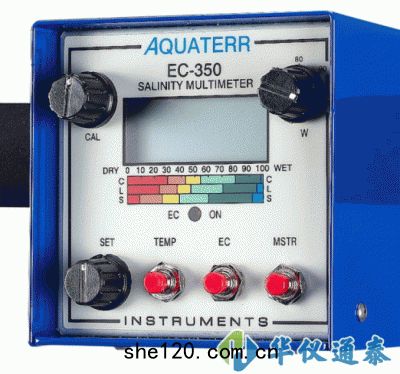 美(měi)國Aquaterr EC-350土(tǔ)壤水分鹽分溫度速(sù)測(cè)儀
