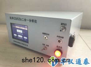 HY-3015F型便攜(xié)式(shì)紅(hóng)外綫CO/CO2二(èr)合一(yī)分析儀