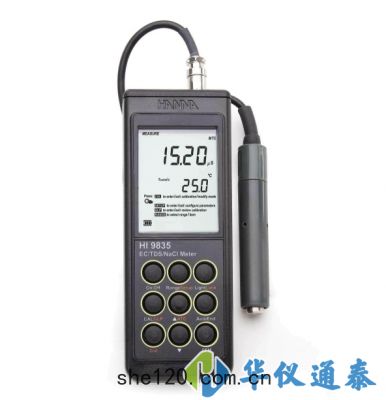意(yì)大(dà)利HANNA(哈(hā)納(nà)) HI9835便攜(xié)式(shì)電導率(shuài)儀(yí)
