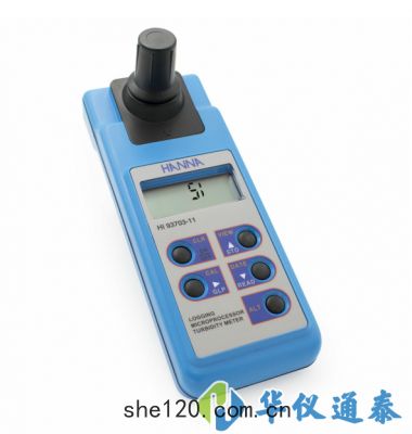 意大利(lì)HANNA(哈(hā)納) HI93703-11便攜式(shì)濁度儀