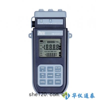 意大利DELTAOHM(德爾特(tè)) HD2127.1/2雙(shuāng)通道(dào)Pt100溫(wēn)度(dù)計