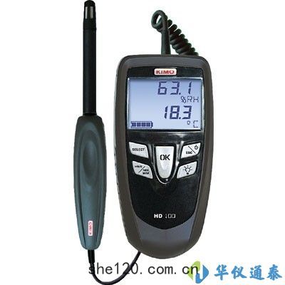 法國KIMO凱(kǎi)茂(mào) HD100手(shǒu)持式(shì)溫濕度(dù)儀