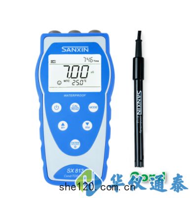 SX813電導(dǎo)率儀(yí)(電(diàn)導(dǎo)率/TDS/鹽(yán)度(dù)/電阻率)
