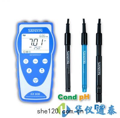 SX836 pH/電導(dǎo)率/溶解氧儀