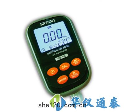 WS100便攜(xié)式pH/氟離(lí)子濃度計